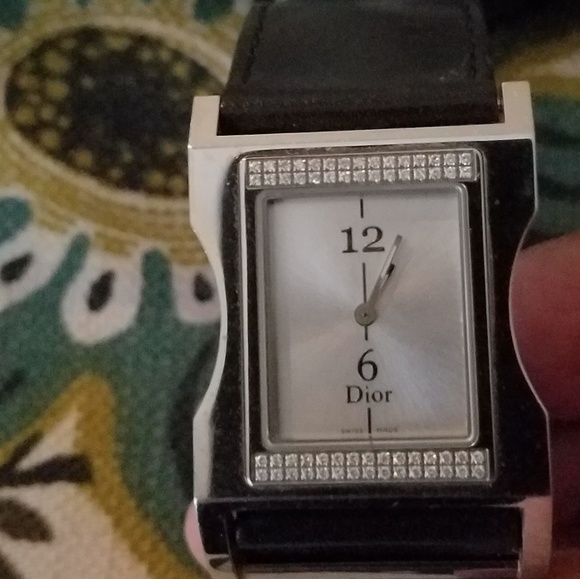 ❤CHRISTIAN DIOR CHRIS 47 Diamond Bezel Watch - Picture 2 of 7